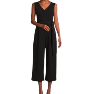 Calvin Klein black v neck jumpsuit
